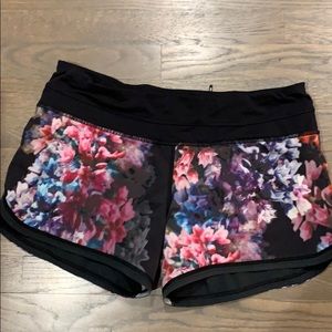 Lululemon floral shorts